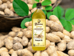 Delicious Drops 1L Bottle of Wood Cold Pressed Peanut Oil – 100% Organic and Natural.