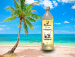 Delicious Drops 1L Bottle of Wood Cold Pressed Coconut Oil – 100% Organic and Natural.